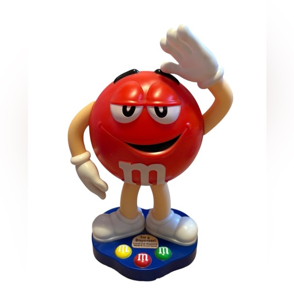 Set of 2 M&M’s Candy Dispenser 10” Preowned - Picture 2 of 5